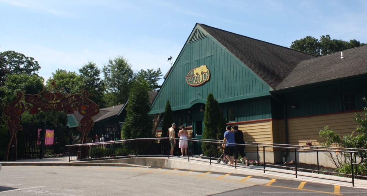 Entrance to Elmwood Park Zoo in Norristown, Montgomery County PA